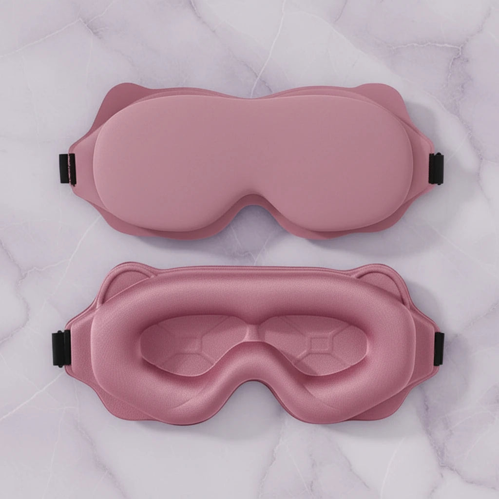 Contoured Blackout Eye Mask For Sleep