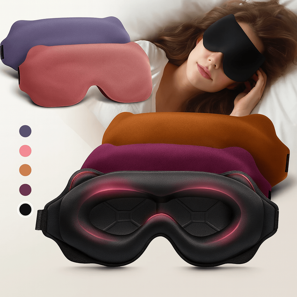 Contoured Blackout Eye Mask For Sleep