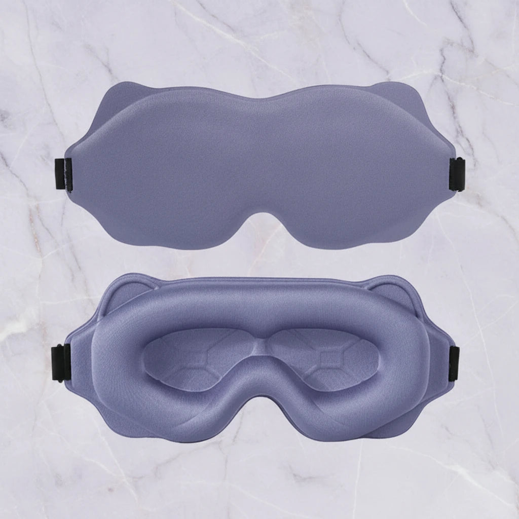 Contoured Blackout Eye Mask For Sleep