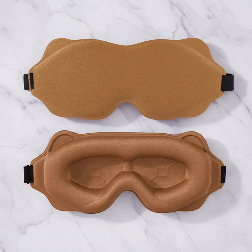 Contoured Blackout Eye Mask For Sleep