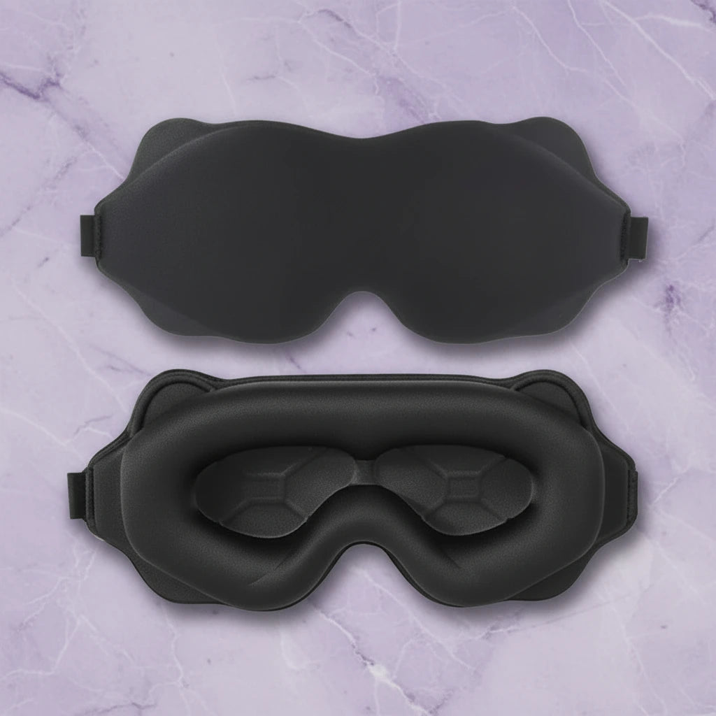 Contoured Blackout Eye Mask For Sleep