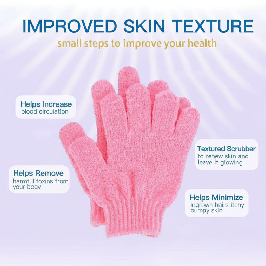 Exfoliating Gloves (4 Pairs)