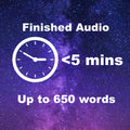 Storytime! Custom Audiobook Creation