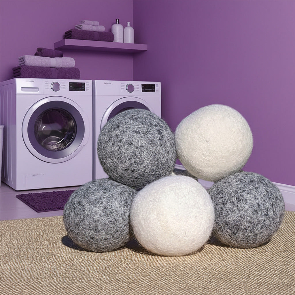 Organic Wool Dryer Balls 3-Pack